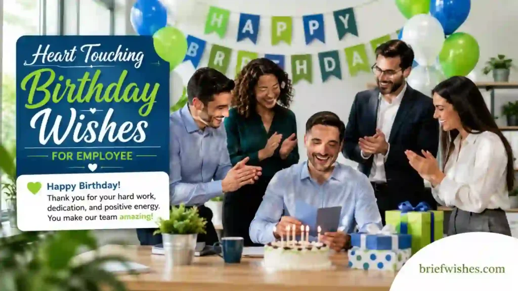  Heart Touching Birthday Wishes for Employee