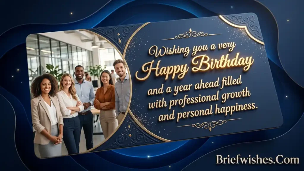 Inspirational Birthday Wishes for Coworker