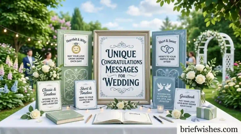 Long Emotional Congratulations Messages for Wedding