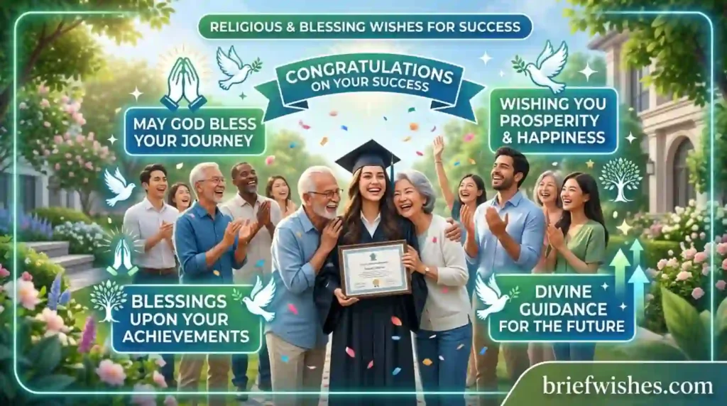 Religious and Blessing Congratulations Wishes for Success