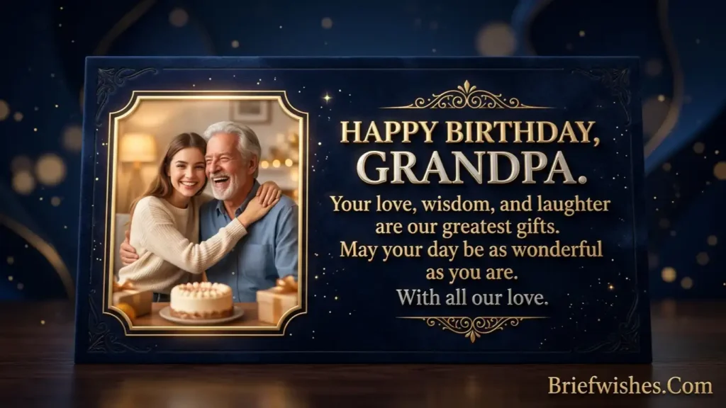 short birthday wishes for grandpa