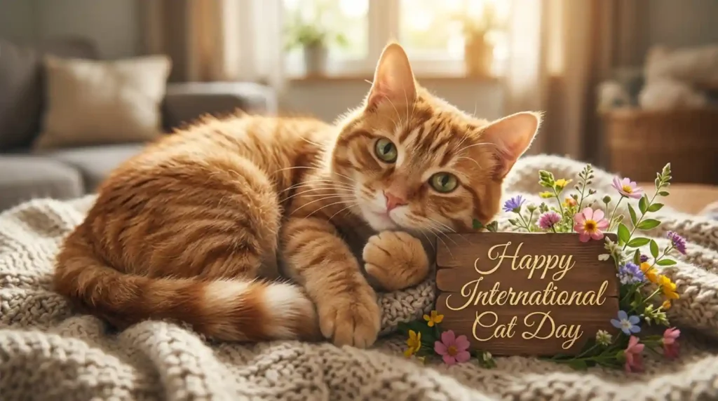 Sweet and Beautiful Happy International Cat Day Messages