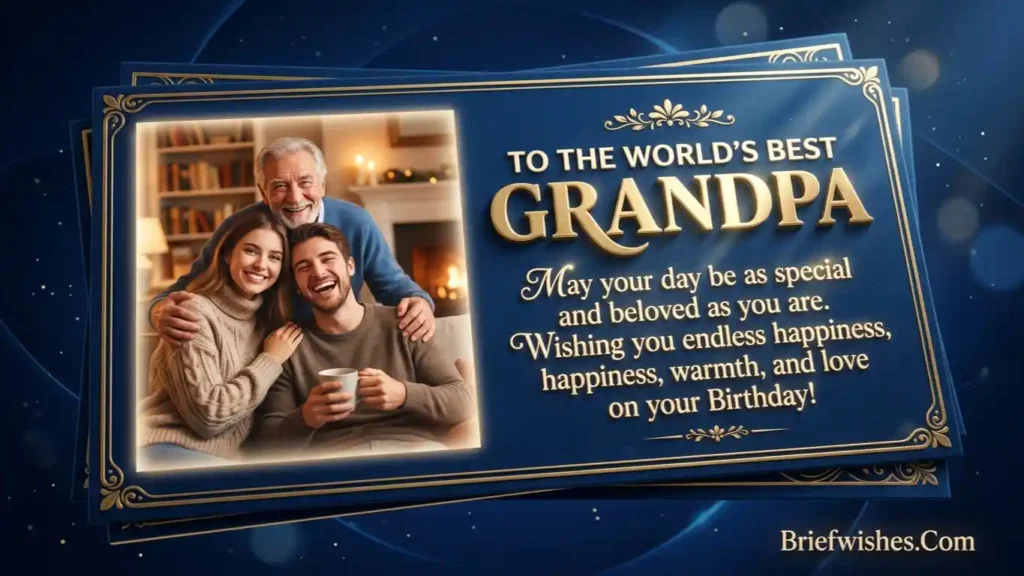 touching birthday wishes for grandpa