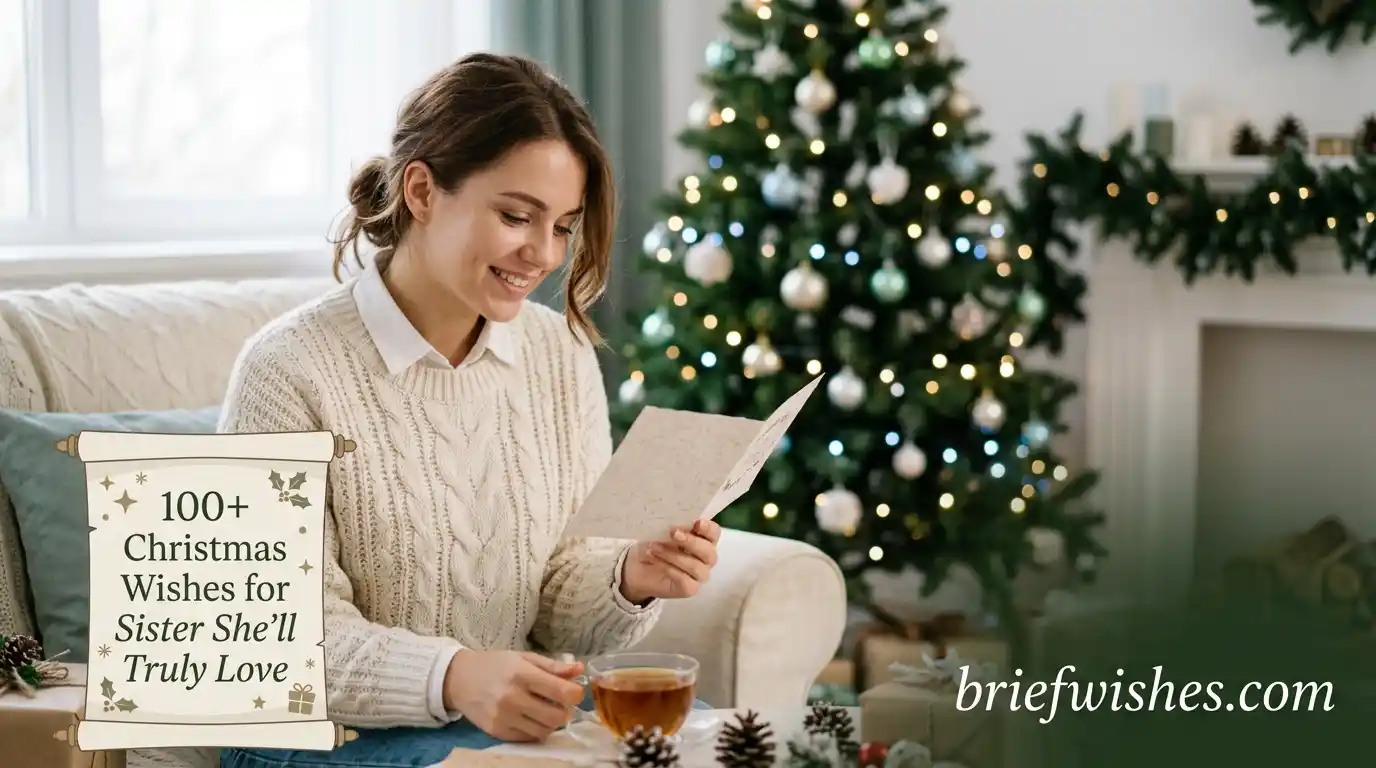 100+ Christmas Wishes for Sister She'll Truly Love