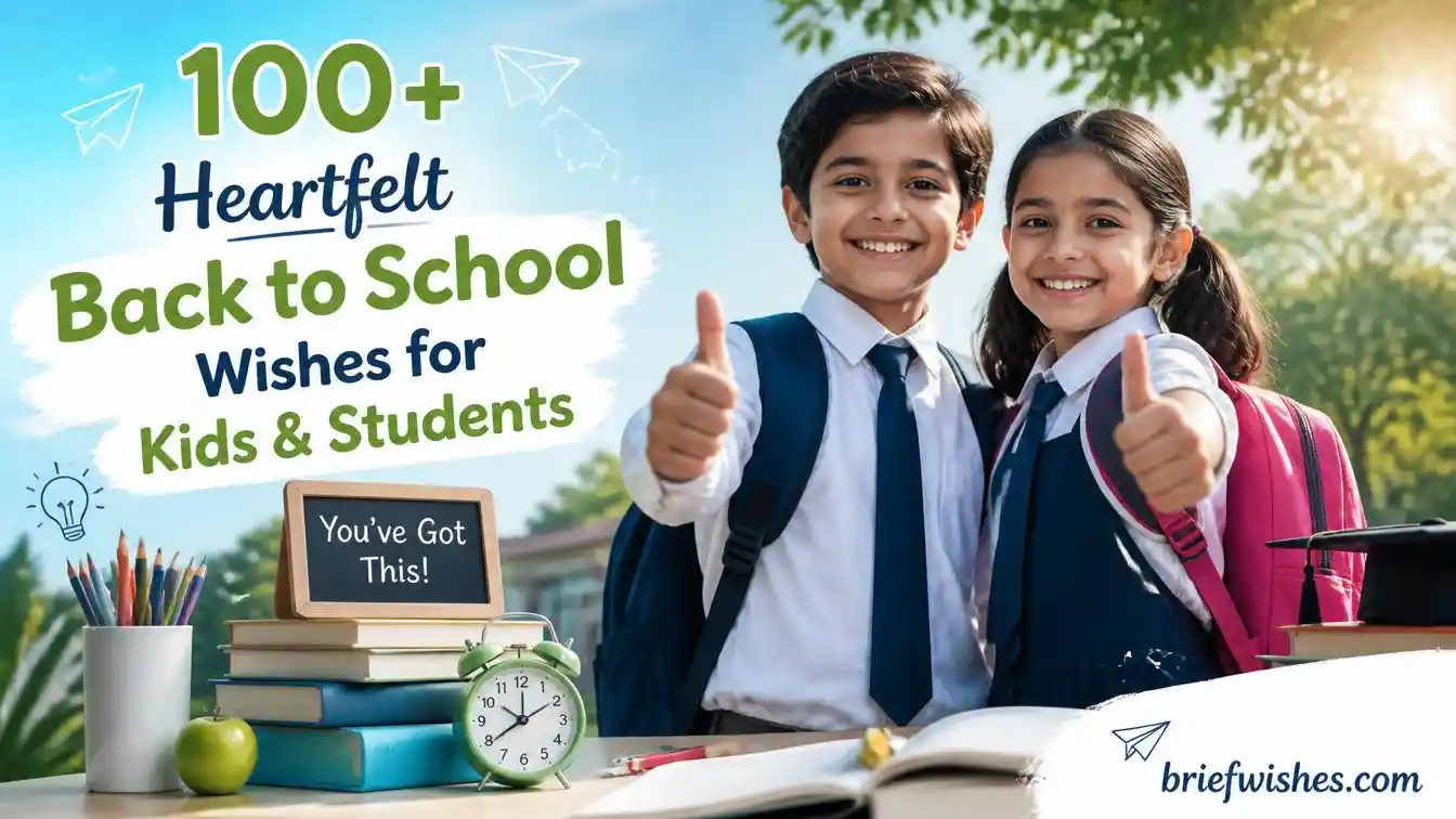 100+ Heartfelt Back to School Wishes for Kids & Students