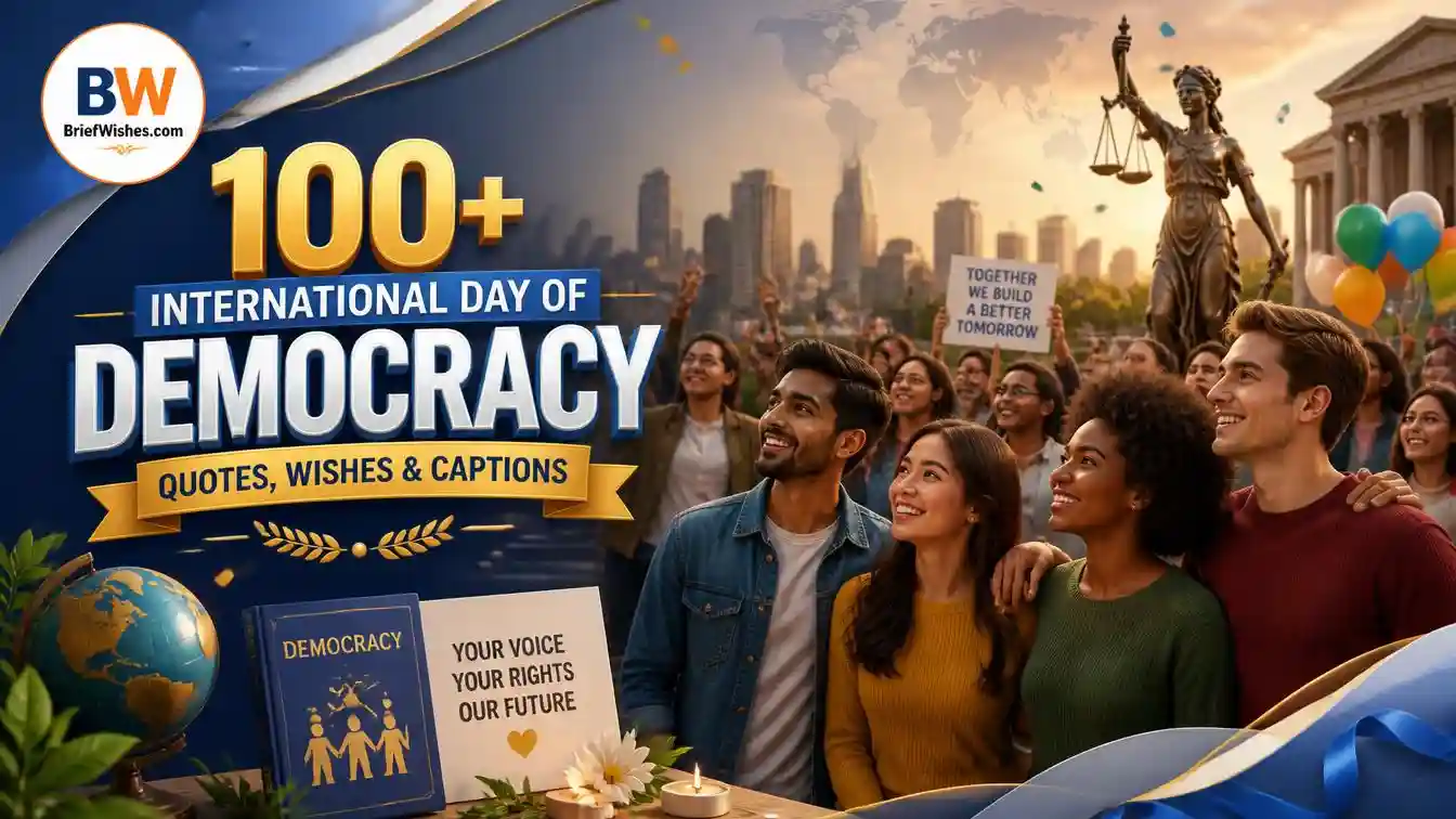 100+ International Day of Democracy Quotes, Wishes & Captions