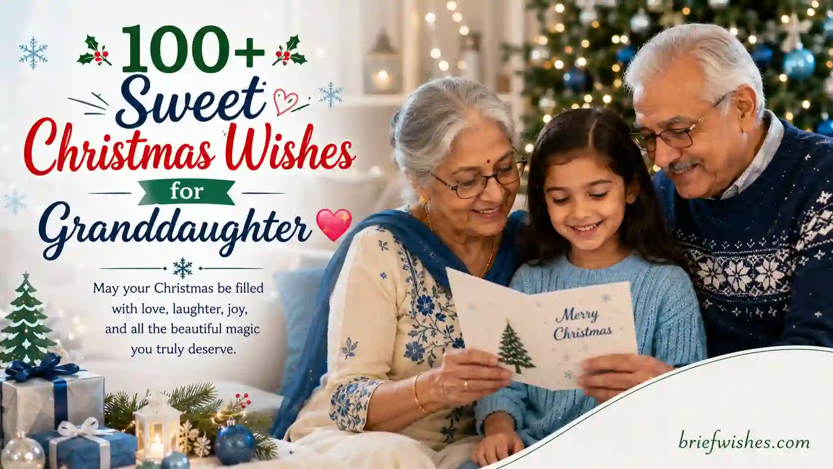 100+ Sweet Christmas Wishes for Granddaughter 💖