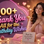 100+ Thank You All for the Birthday Wishes