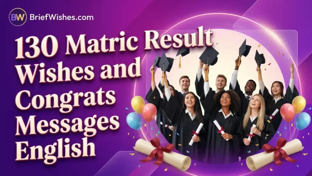 130 Matric Result Wishes and Congrats Messages English