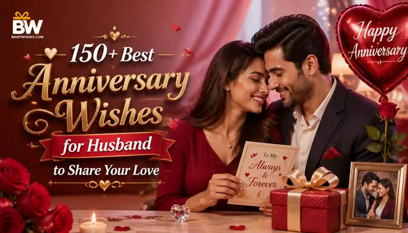 150+ Best Anniversary Wishes for Husband to Share Your Love 
