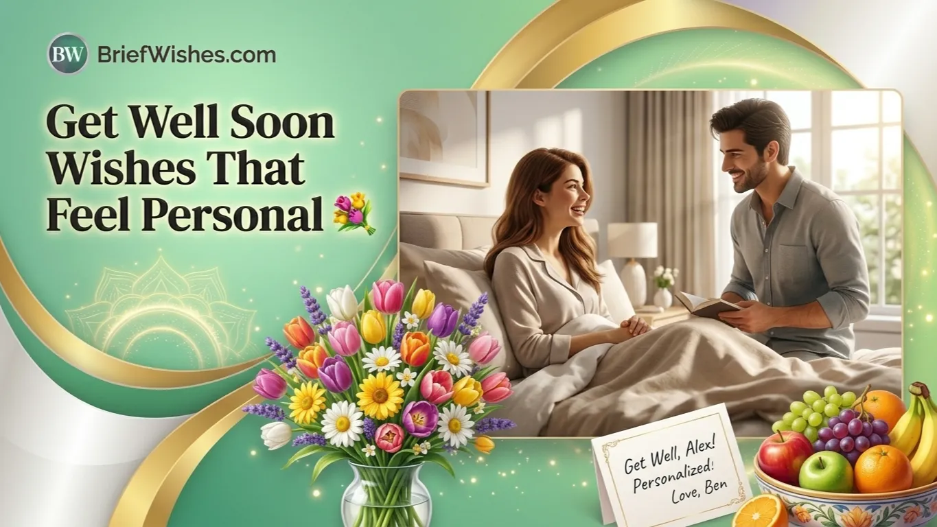 Get Well Soon Wishes That Feel Personal