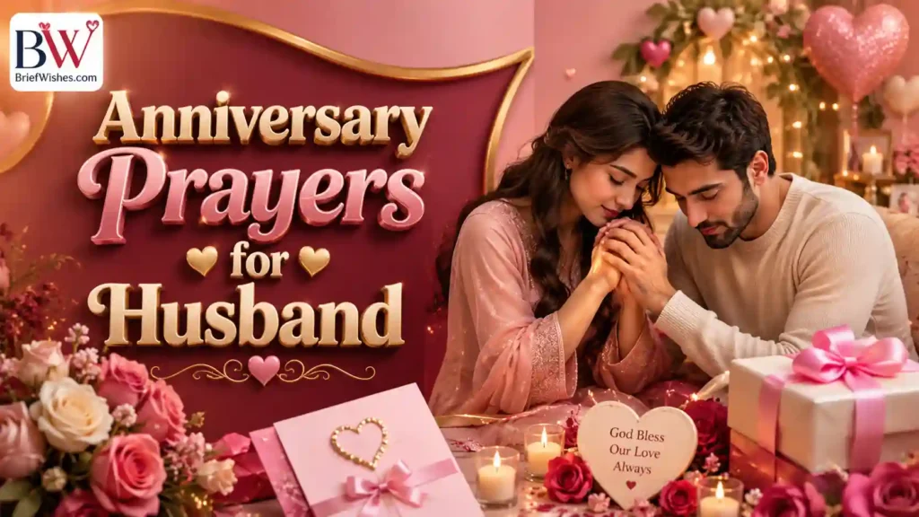Anniversary Prayers for Husband