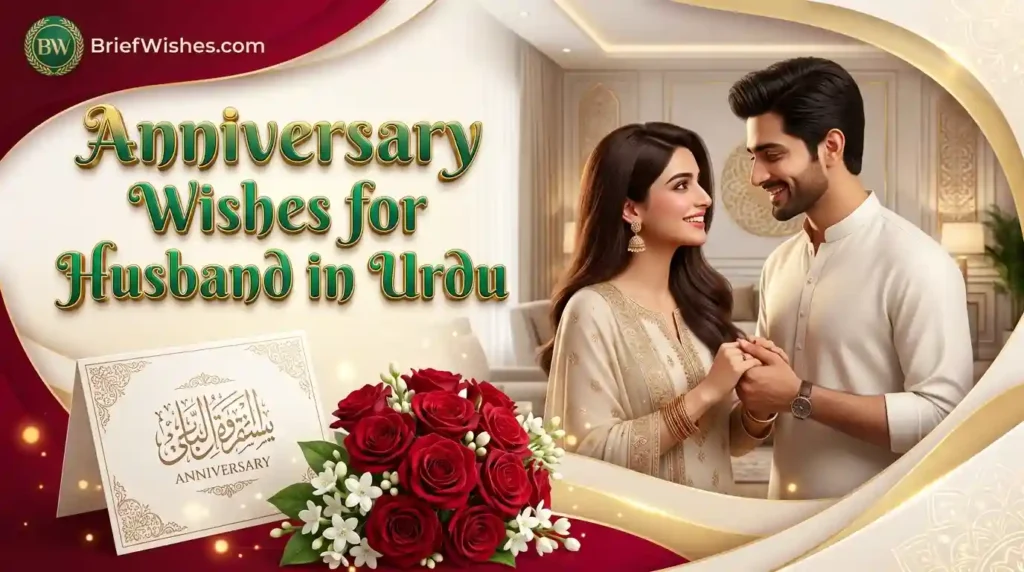Anniversary Wishes for Husband in Urdu