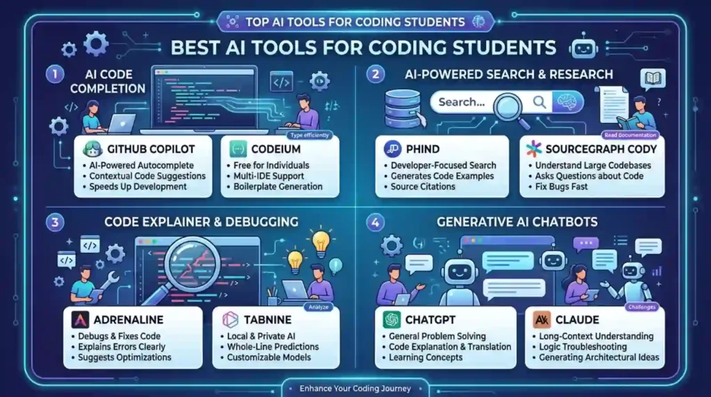 Best AI Tools for Coding Students