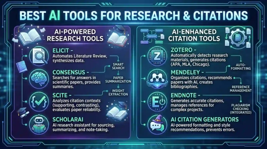 Best AI Tools for Research and Citations