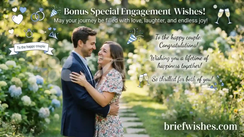 Bonus Special Engagement Wishes to Make Them Smile