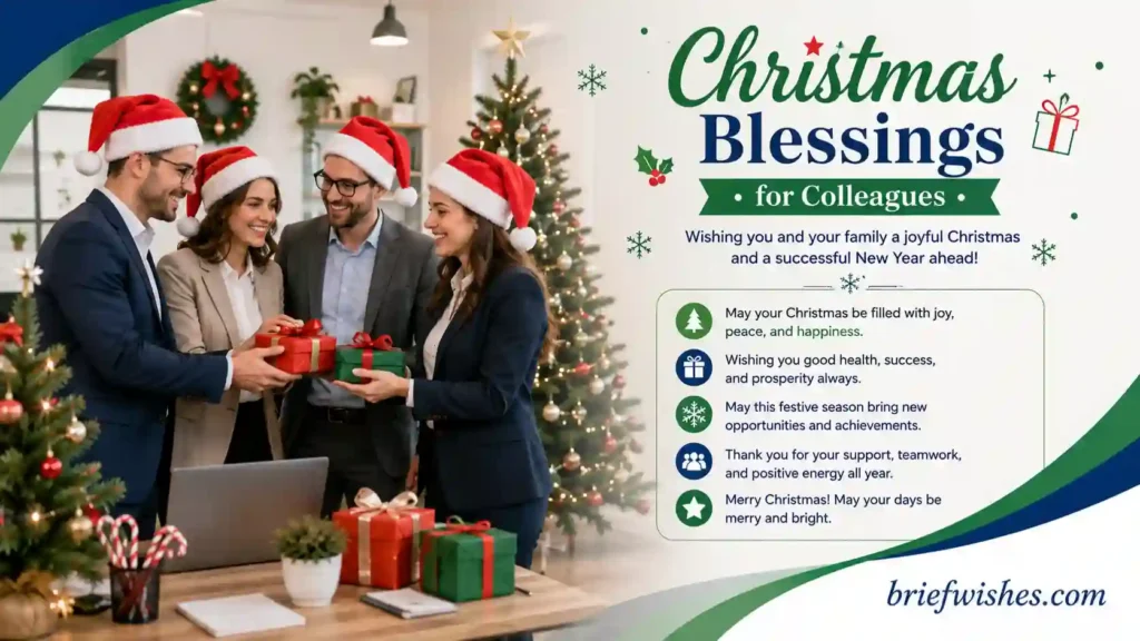 Christmas Blessings for Colleagues