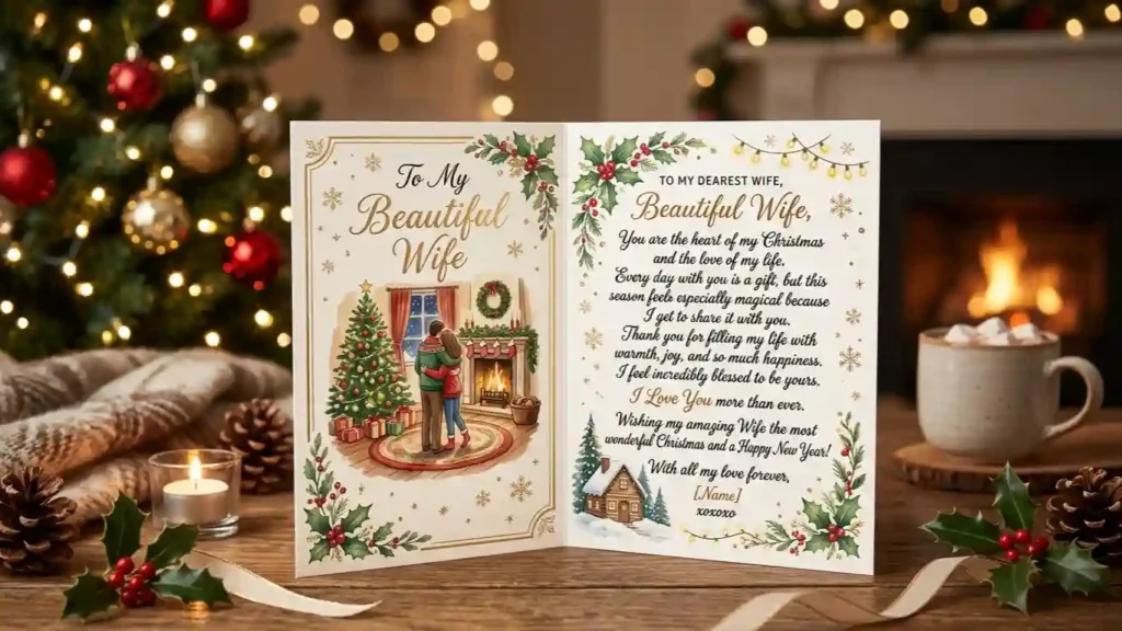 Christmas Card Messages for Wife