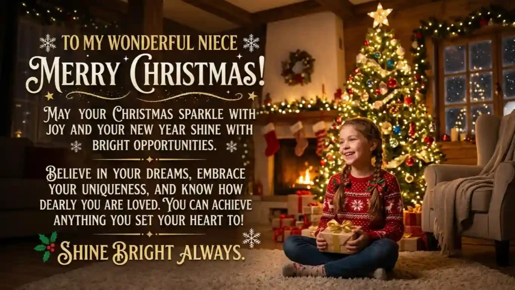 Christmas Instagram Captions for Niece