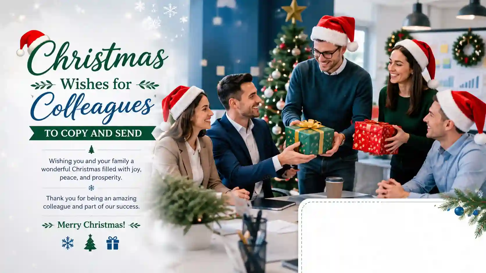 Christmas Wishes for Colleagues to Copy and Send