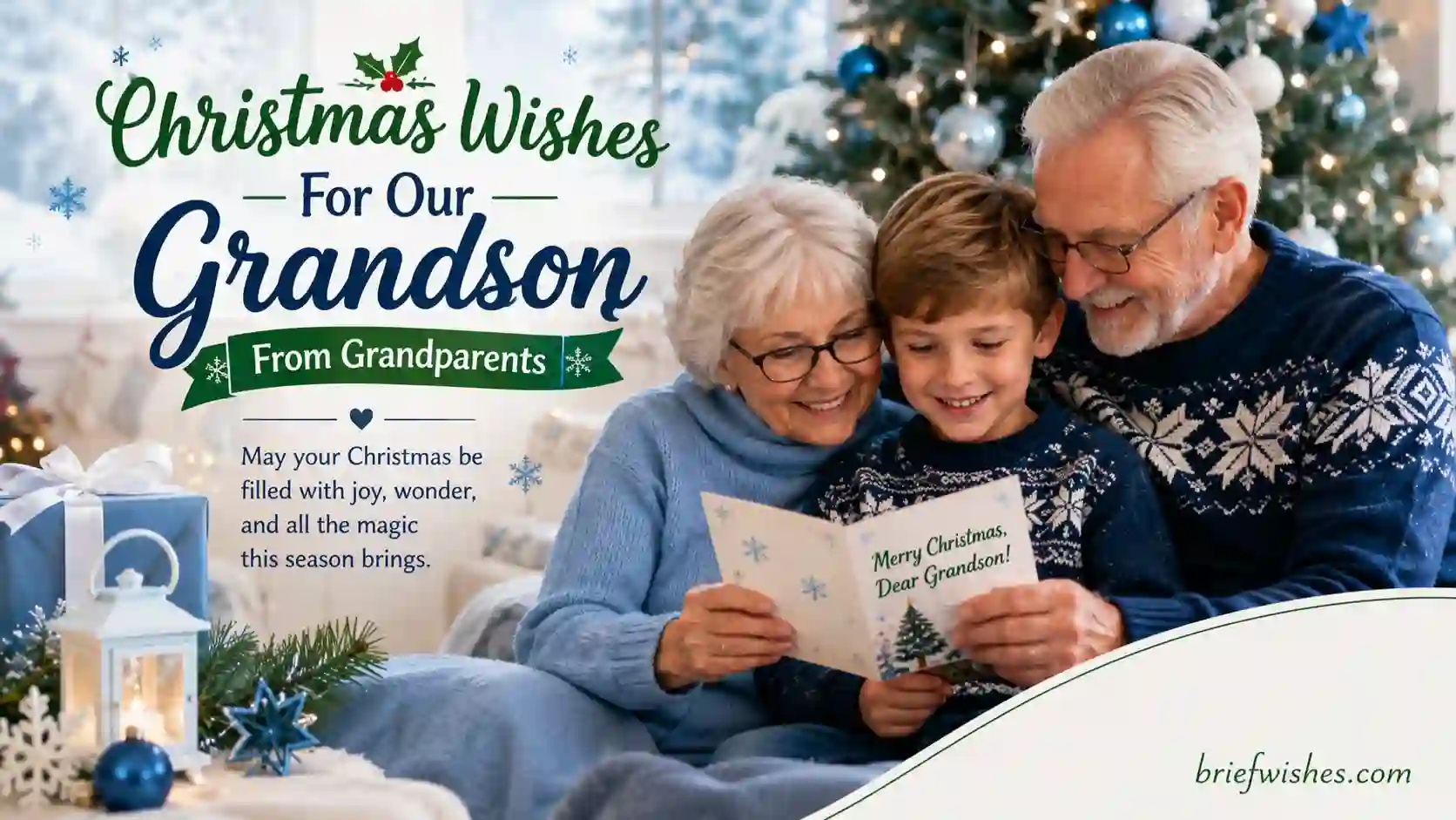 Christmas Wishes for Grandson from Grandparents