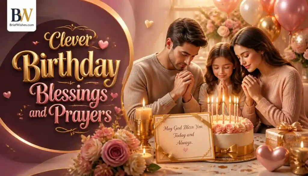 Clever Birthday Blessings and Prayers