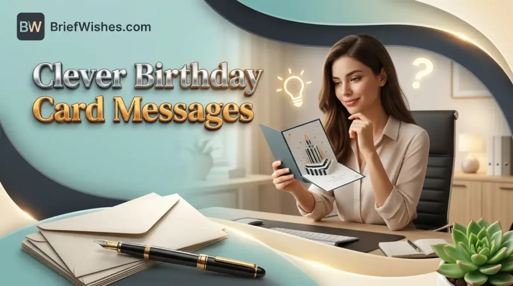Clever Birthday Card Messages