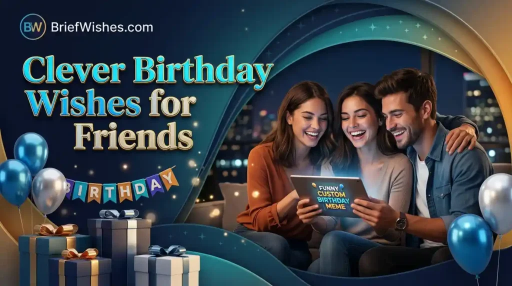 Clever Birthday Wishes for Friends