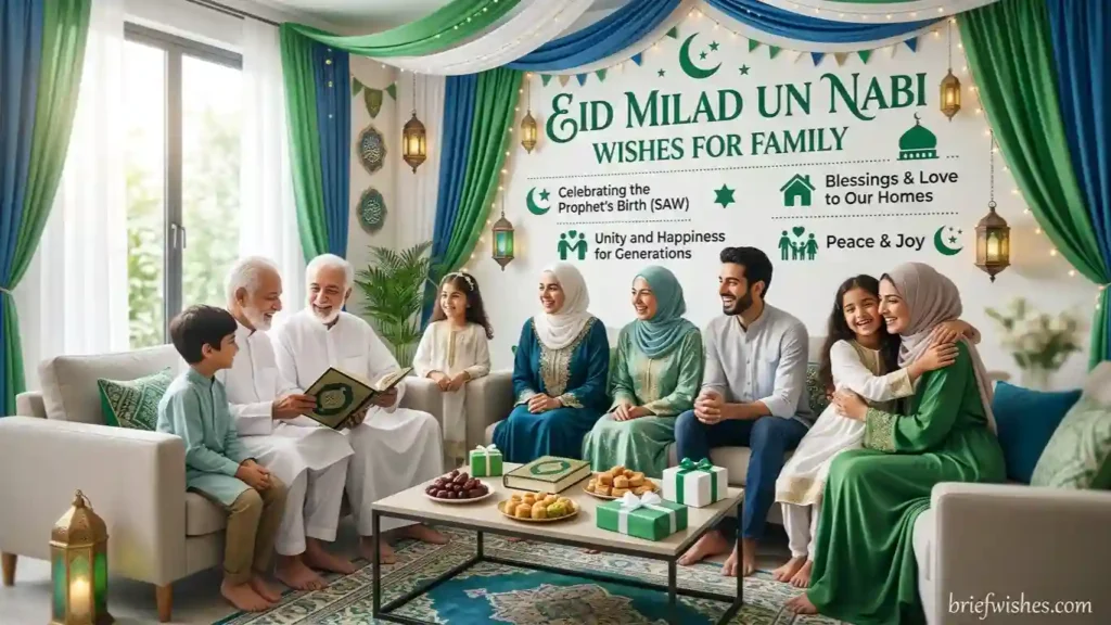Eid Milad un Nabi Wishes for Family