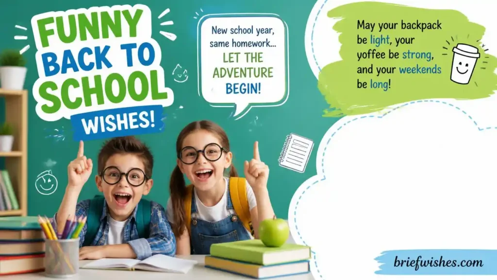 Funny Back to School Wishes