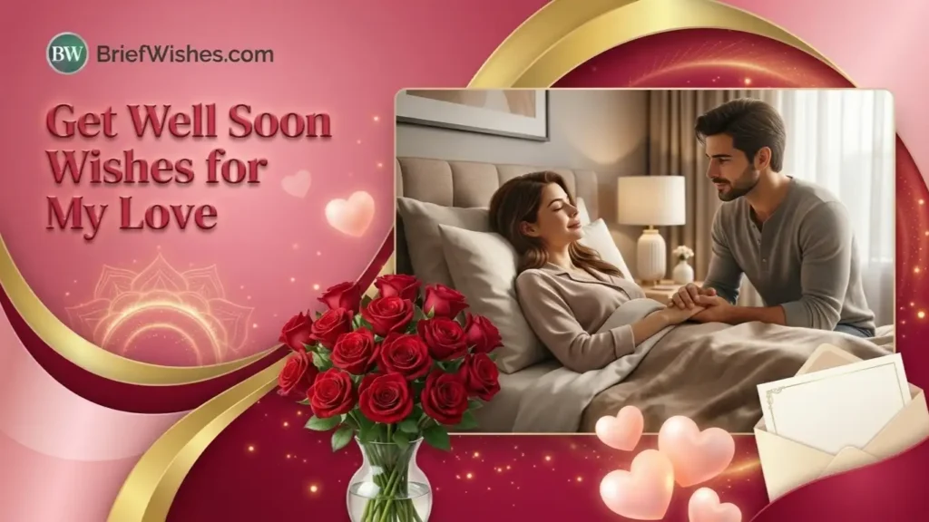Get Well Soon Wishes to My Love