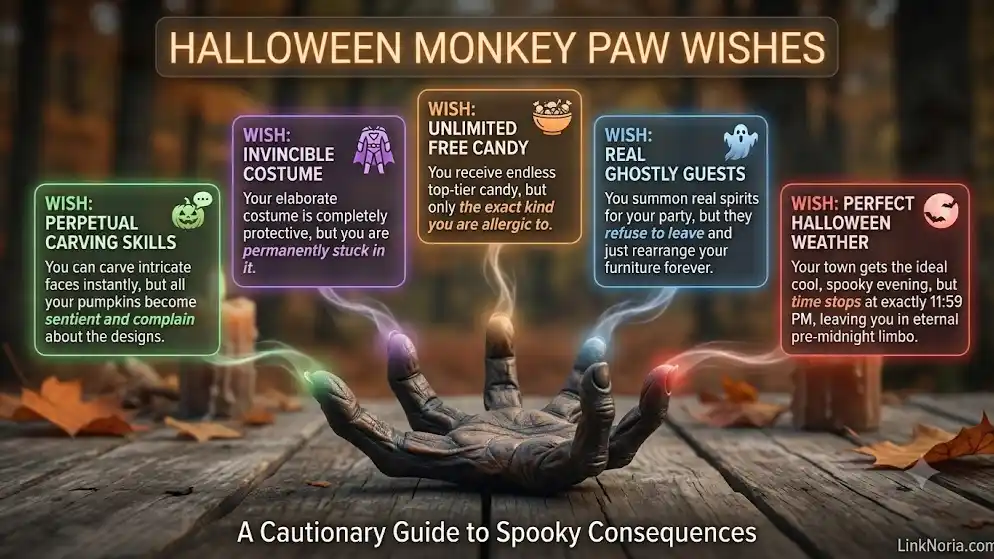 Halloween Monkey Paw Wishes