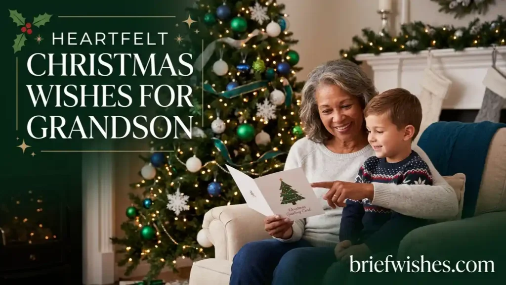 Heartfelt Christmas Wishes for Grandson