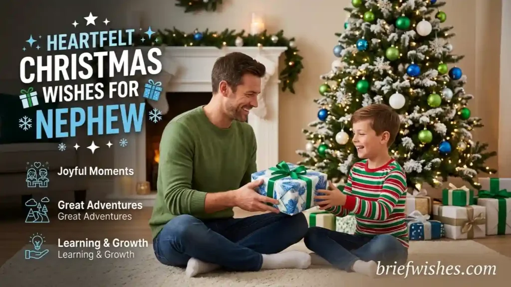 ❤️ Heartfelt Christmas Wishes for Nephew