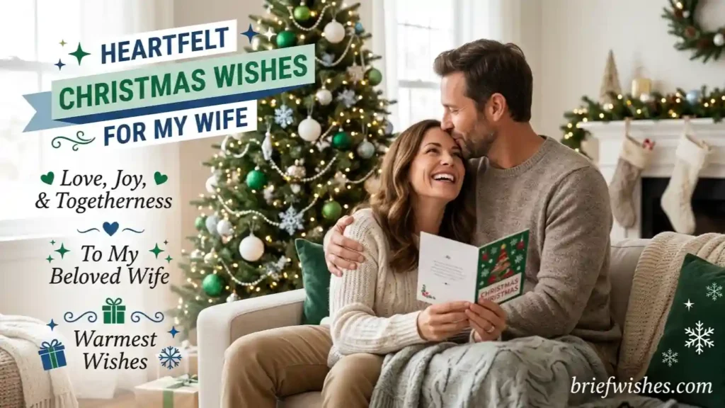 Heartfelt Christmas Wishes for Wife