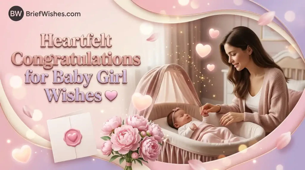 Heartfelt Congratulations for Baby Girl Wishes 