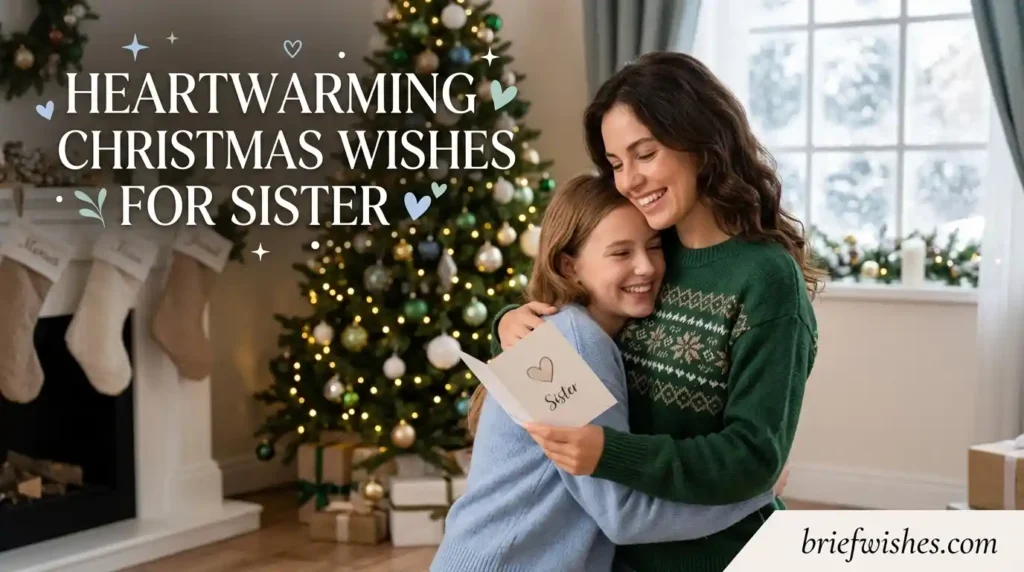 Heartwarming Christmas Wishes for Sister