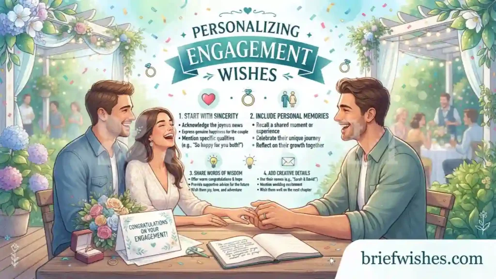 How to Personalize Engagement Wishes