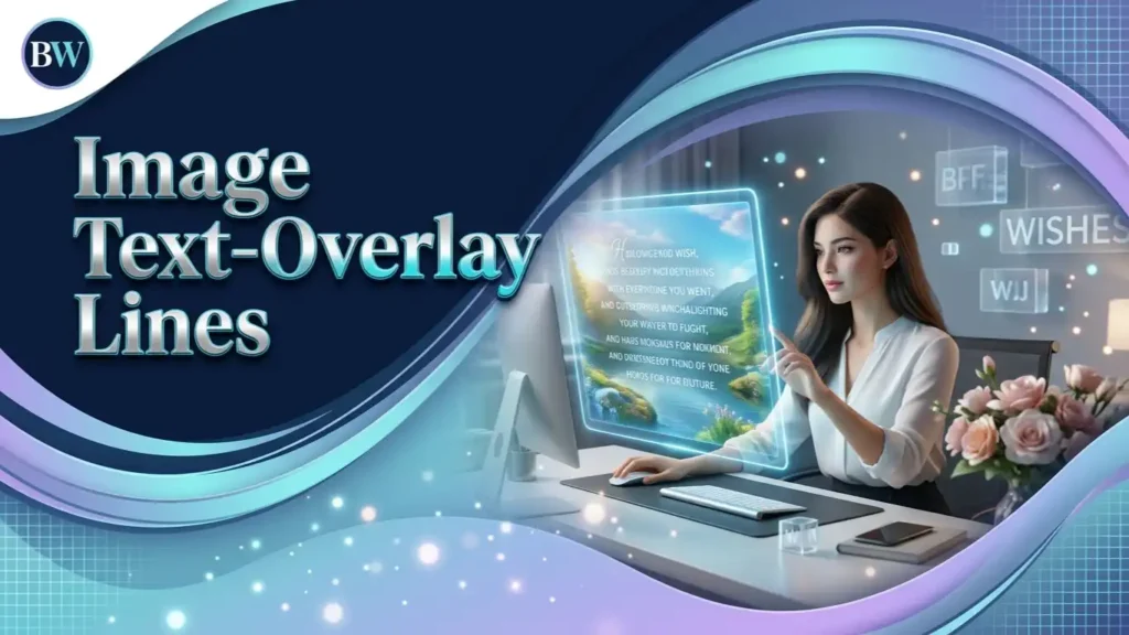 Image Text-Overlay Lines 