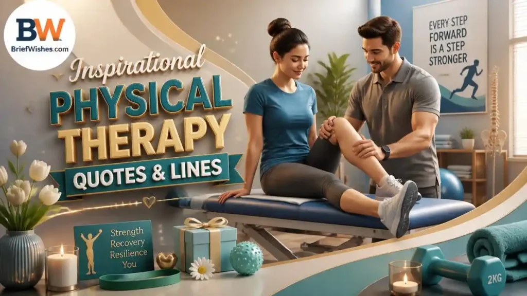 Inspirational Physical Therapy Quotes & Lines
