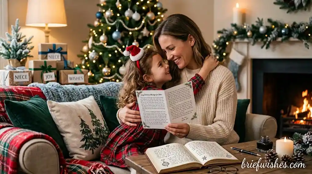 Long Christmas Messages for Sister