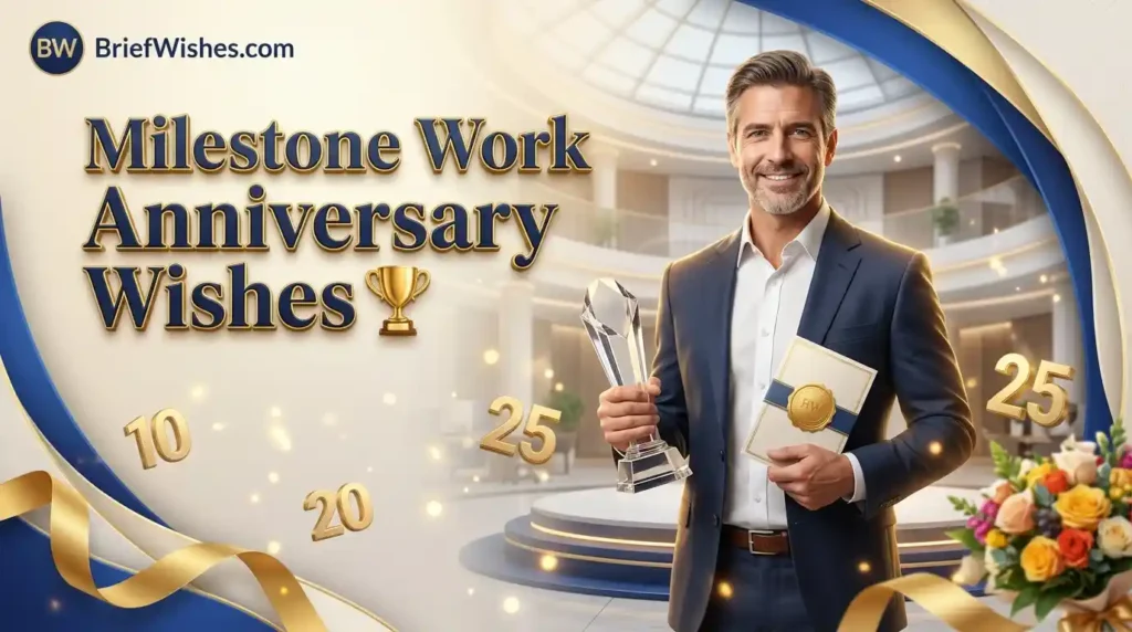 Milestone Work Anniversary Wishes 