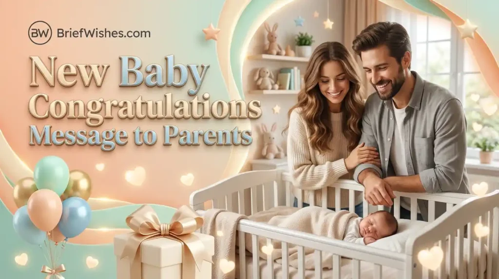 New Baby Congratulations Message to Parents
