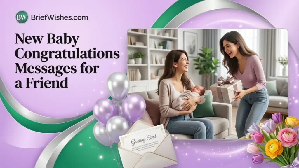 New Baby Congratulations Messages for a Friend 