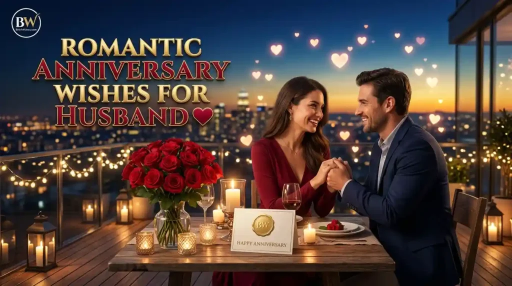 Romantic Anniversary Wishes for Husband 