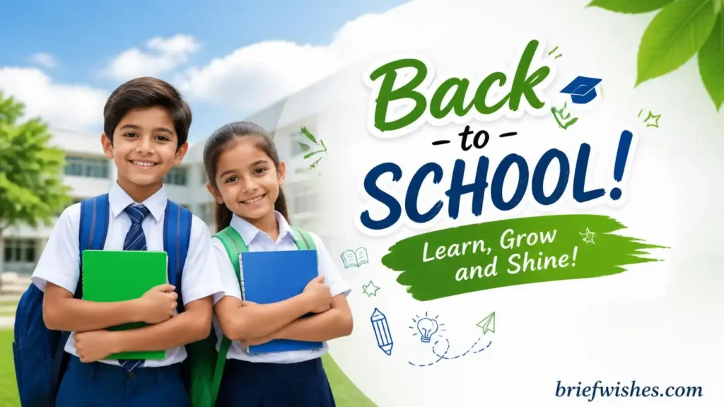 Short and Simple Back to School Wishes
