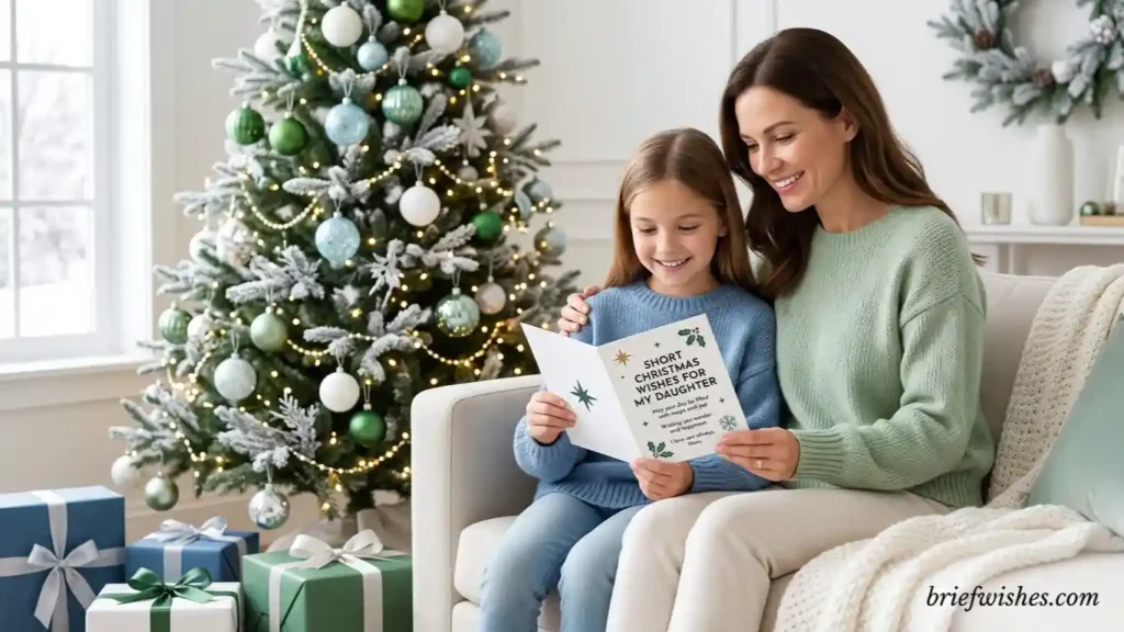 Short Christmas Wishes for Daughter