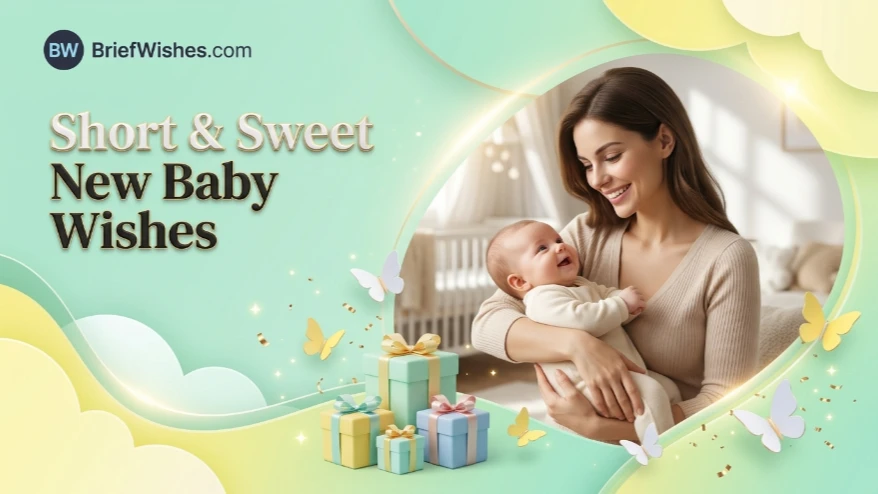 Short & Sweet New Baby Wishes 