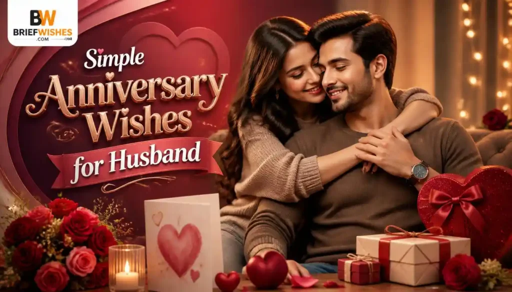 Simple Anniversary Wishes for Husband 
