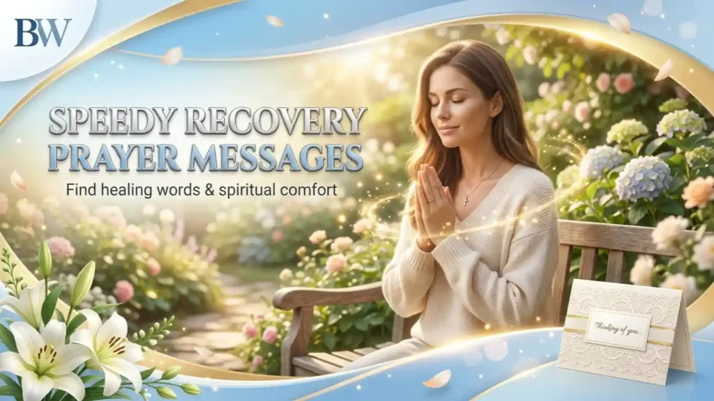 Speedy Recovery Prayer Messages